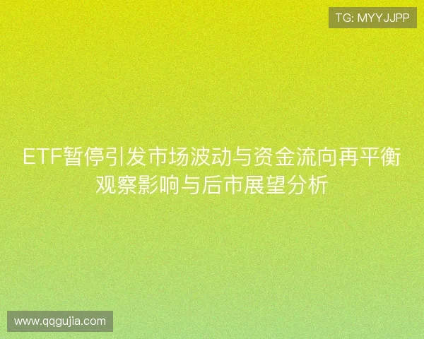 ETF暂停引发市场波动与资金流向再平衡观察影响与后市展望分析